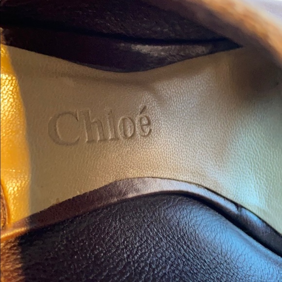Chloe brown leather sling backs - Picture 7 of 7